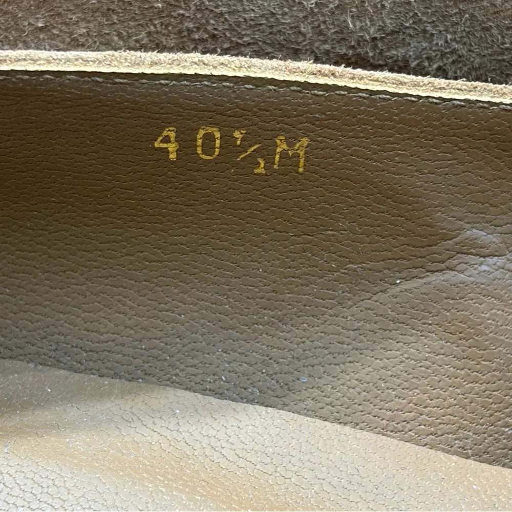 Margaux "The Heel" Suede Block Heel Pumps - Picture 7 of 7